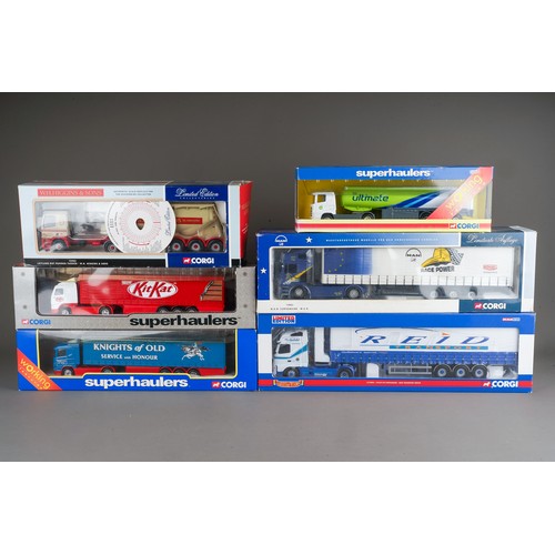 305 - Corgi Super Haulers and other articulated lorries.  Boxed (6)