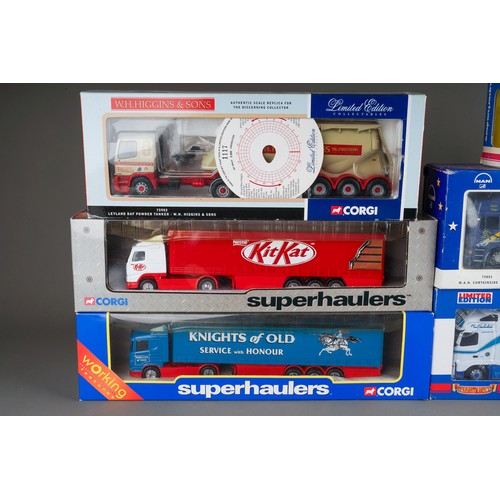 305 - Corgi Super Haulers and other articulated lorries.  Boxed (6)