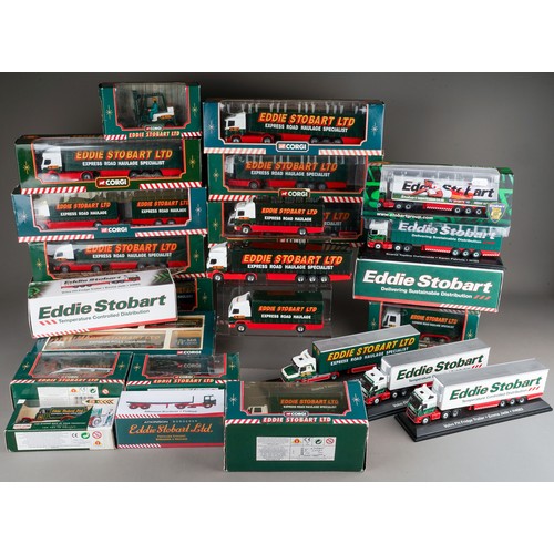 308 - Corgi.  A very large collection of Eddie Stobart vehicles both loose and boxed