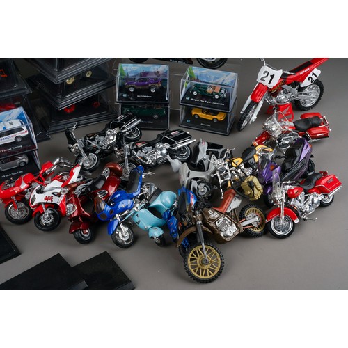 310 - Carama and others - boxed vehicles and Maisto unboxed motor cycles (q)