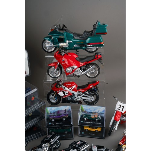 310 - Carama and others - boxed vehicles and Maisto unboxed motor cycles (q)