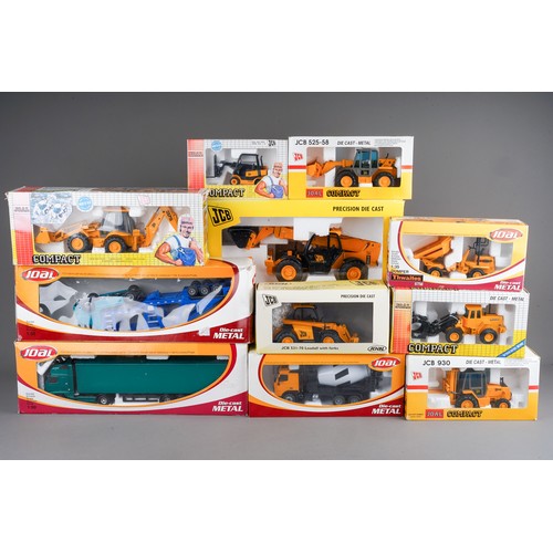 314 - Joal Eleven boxed construction vehicles, various scales