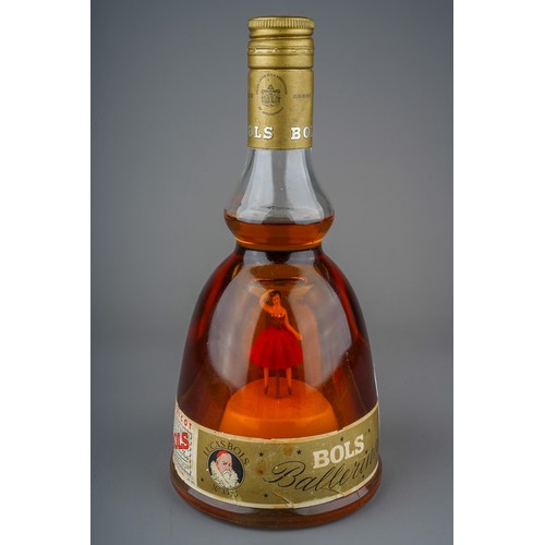 459 - A bottle of Bols apricot brandy - incorporating a Dancing Ballerina music box, circa 1970'