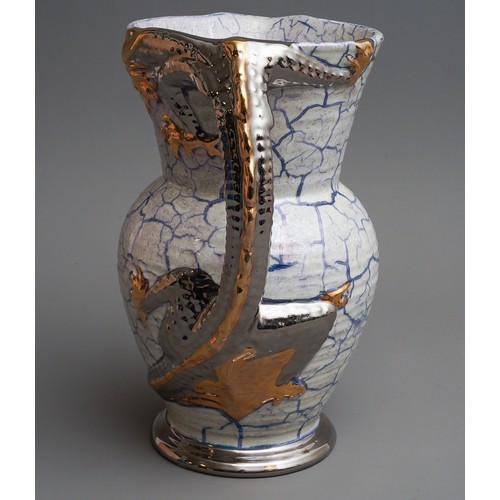 634 - Burleigh ware dragon jug by Dean Sherwin - limited edition No. 2 of 100.  Signed and marked to base.... 