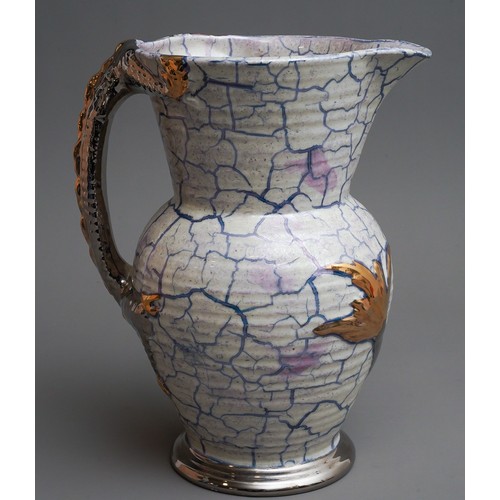 634 - Burleigh ware dragon jug by Dean Sherwin - limited edition No. 2 of 100.  Signed and marked to base.... 