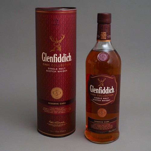 623 - Glenfiddich.  A boxed bottle of single malt Scotch whisky