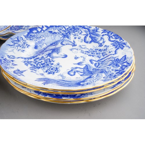 497 - Large collection of Royal Crown Derby porcelain to include dinner plates, side plates, twin handled ... 