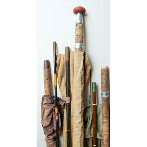 138A - A selection of course fishing rods, various 2 and 3 piece rods, mixture of fibreglass and can

2 Vin... 