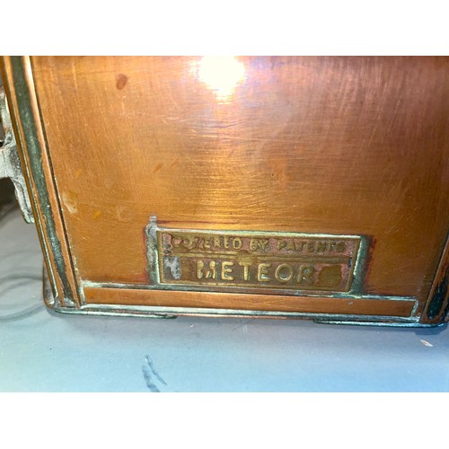 125 - An Eccles Type 6 M & O miner's lamp together with a Meteor Masthead ships lantern and two tin variou... 