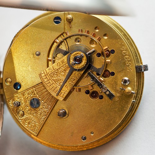 156 - A Victorian silver open face pocket watch, 45mm white enamel dial with Roman numerals and subsidiary... 