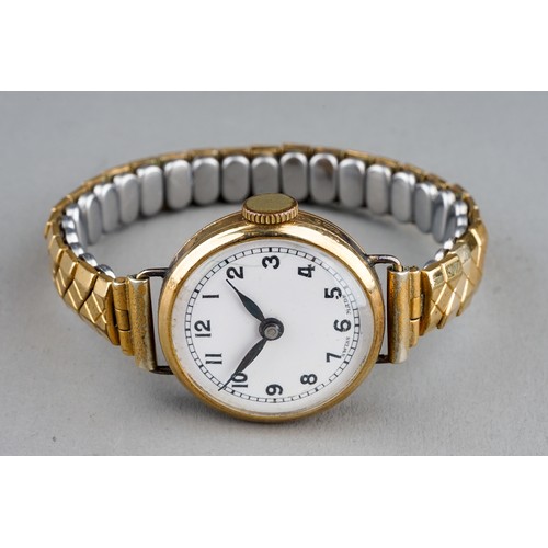 173 - A 9ct yellow gold ladies Rotary watch, gross weight approx 14.2g (bracelet is 9ct gold); together wi... 