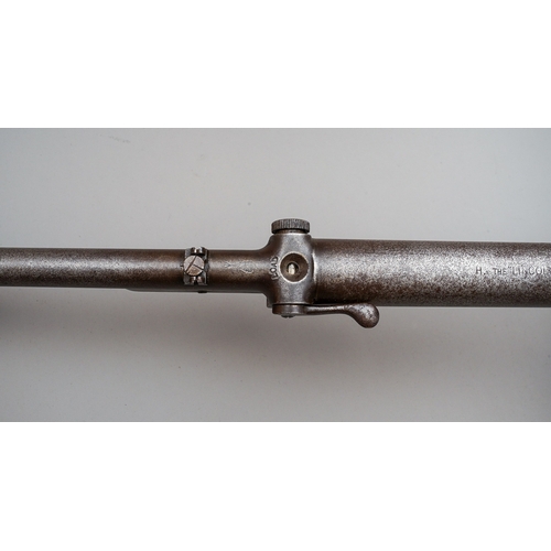 200 - Circa 1905 BSA Air rifle

BSA / Lincoln Jeffries Air Rifle, serial number 10568, making this one of ... 