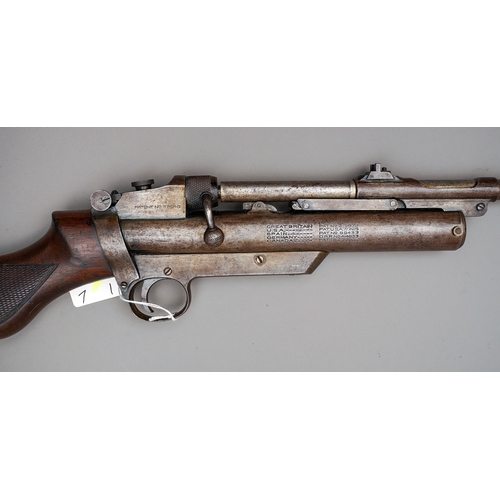 201 - A Webley Service Air Rifle Mark II, .22 calibre. Manufactured by Webley & Scott LTD, Birmingham, Eng... 