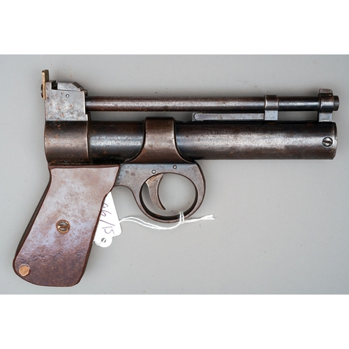 209 - Webley Junior 177 Air Pistol

Made by Webley & Scott of Birmingham.

Condition is good, slight pitti... 