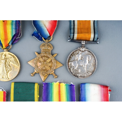 249 - A collection of British Medals. 
Great War Pair - R-29124 A Cpl H H Simpkins K R Rif C.  Condition G... 