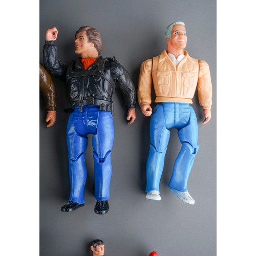 284 - 1980's Figures including The A-Team, Spok, GI Joe, Iron Man, Dr. Terror