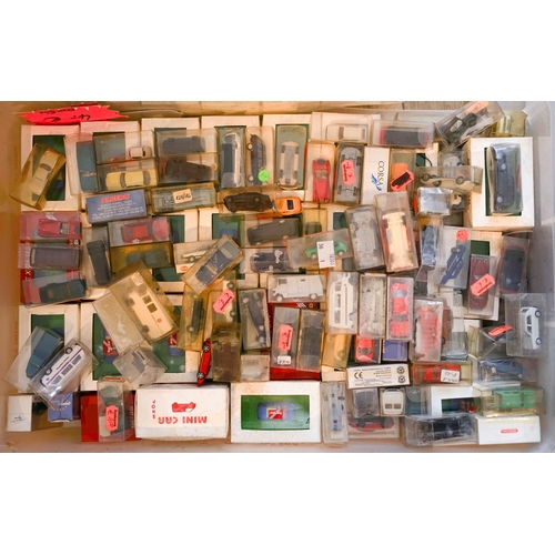 286 - A very large quantity of Herpa 1/87 HO Scale boxed model cars, commercial vehicles etc.  Some damage... 