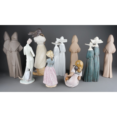 356 - A large LLadro figure Mediterranean Vision (Earth) together with Lladro 8055 Lady Clown with hat and... 