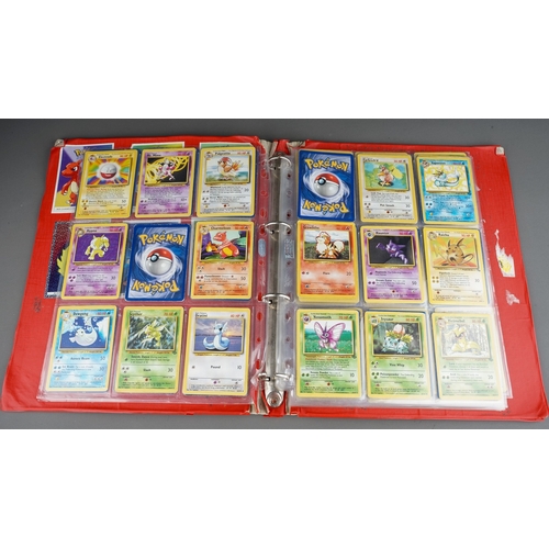 370 - Pokemon: a collection of approx 126 cards - see photographs for details (Q - 1 folder)