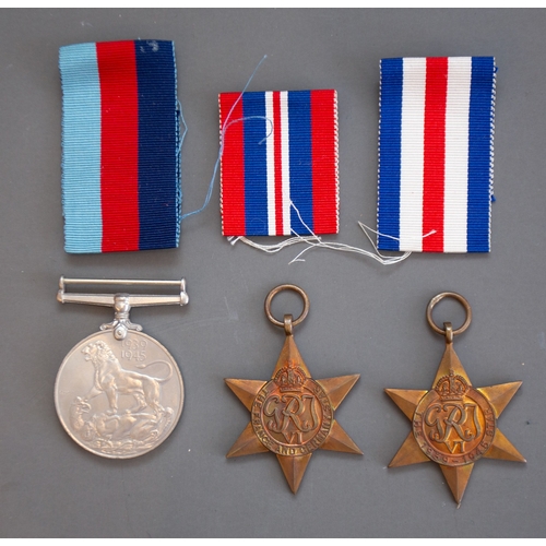 437 - Militaria: three WWII casualty medals awarded to 14560267 E Pemberton to include France and Germany ... 