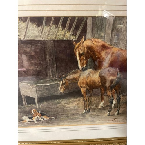 525 - Equestrian Interest: 
J W Aitchison (English, 19th/20th Century)
Future member of the Hunt (with hou... 