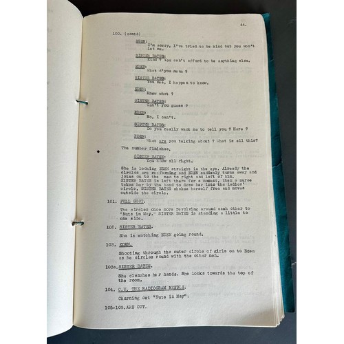 461 - Film/Movie Interest: a 1946 shooting script for 