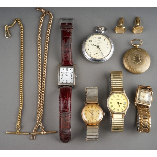 90 - Collection of watches including 9ct gold cased Rotary men's watch