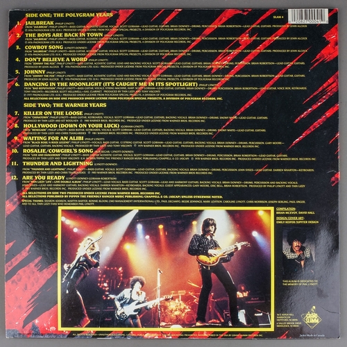 95 - Thin Lizzy - Lizzy Lives! Rare USA Promotional album in excellent condition - Pressed in 1989 - cat ... 