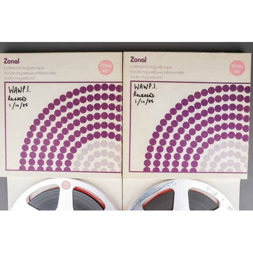 98 - URIAH HEEP STORY REELS ! This set of two original Zonal Reel Tapes x 2 in dated and detailed boxes. ... 