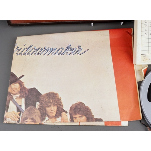 99 - WIDOWMAKER - Original Promo Poster from the
British hard rock group, active from 1975 to 1977. Frame... 