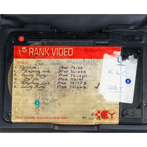 104 - E.L.O - Master Video Tape Rare from Jet Records - Rank Video pal 625 genuine master tape - with Tigh... 