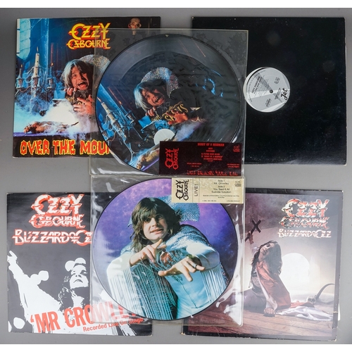 117 - BLACK SABBATH / OZZY OSBOURNE Memorabilia. A collection of vinyl lps / 12 inches and 7 inches. Inclu... 