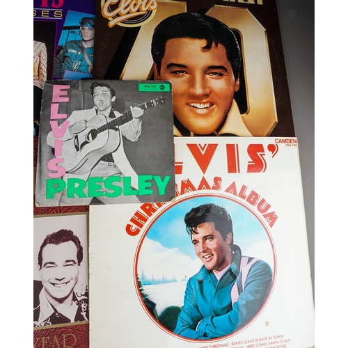 122 - ELVIS PRESLEY Records lps / ep / 45 Elvis Presley import germany EPA-747 Paralized 45 good, and EPA ... 