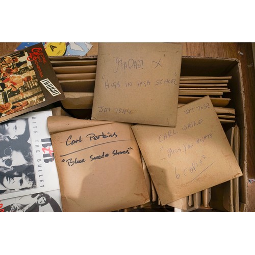 130 - Large Collection of 7 inch singles - All unplayed in original mailing envelopes - Including Alan Pri... 