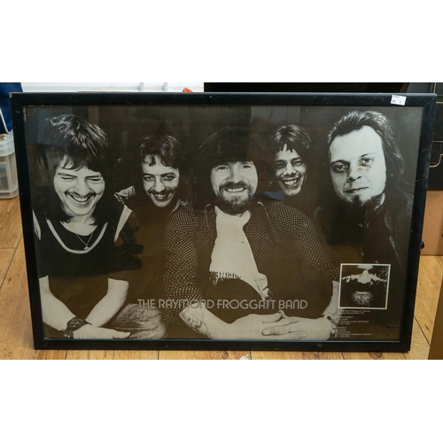 135 - Trickster etc Framed Posters Original Poster with Kingfish Poster , Raymond Froggatt Band.