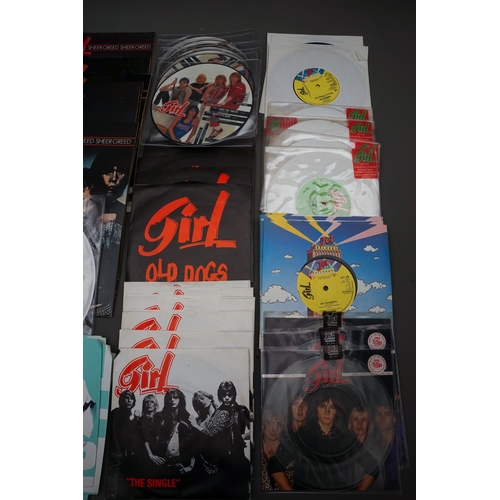 139 - GIRL Hard Rock Band 1978-1982 including member Phil Collen ( Def Leppard ) - This collection of Viny... 