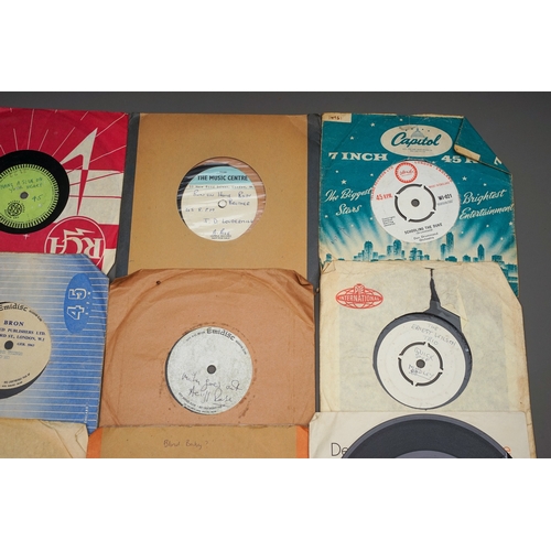 154 - Acetate 7 inch collection - acetate test pressing promos. Including some not know releases by artist... 