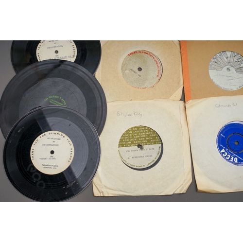 154 - Acetate 7 inch collection - acetate test pressing promos. Including some not know releases by artist... 