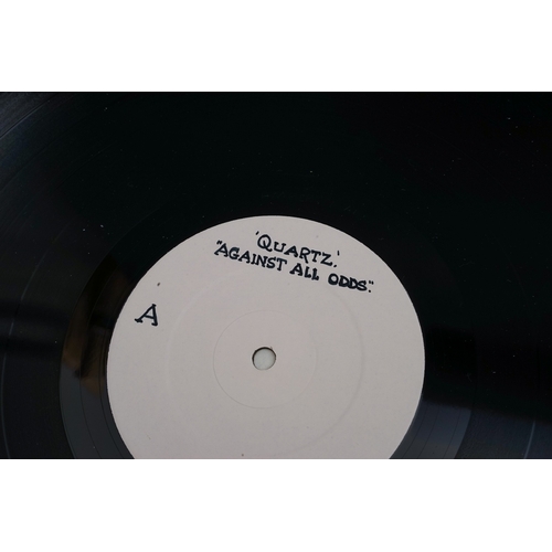 156 - MAGNUM & QUARTZ Rock Promo Vinyl. Quartz Against All Odds - white label promo lp in excellent condit... 