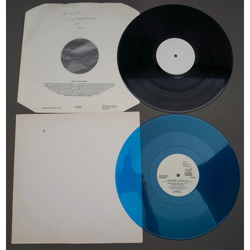 157 - E.L.O - 2 Promotional Records. 12 inch Livin` Thing usa dj use blue vinyl sp-137 very good plus . LP... 