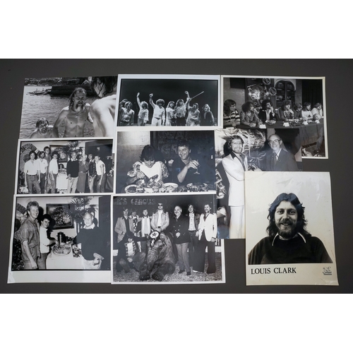 159 - E.L.O Photograph collection - original b&w 10 x 8 publicity photographs of the band including David ... 