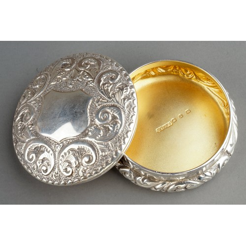 216 - A collection of late 19th/early 20th Century to include: bowl with crimped edges, heart shaped ring ... 