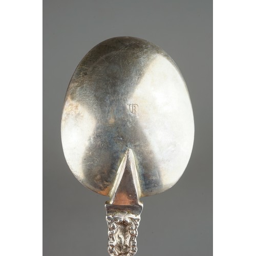 220 - An early 20th Century Austro-Hungarian 800 standard silver fork and spoon, stamped Diana mark with m... 