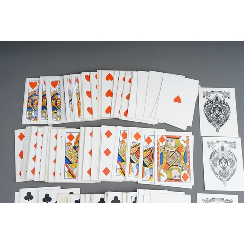 266 - Playing cards odds, Goodall and Sons London: a 19th Century  incomplete deck of playing cards, no co... 