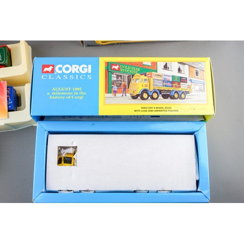 280 - A collection of die cast model cars to include: Corgi Limited Edition 6713 Grattan warehouse green v... 