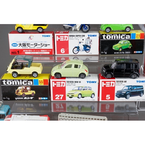 299 - Twenty boxed Japanese imported small scale diecast models from Takara Tomy including 4 x Toyota Priu... 