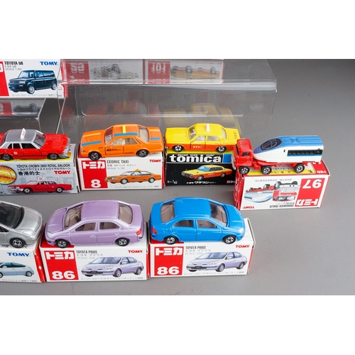 299 - Twenty boxed Japanese imported small scale diecast models from Takara Tomy including 4 x Toyota Priu... 