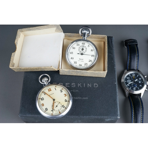 320 - Assorted wristwatch, including gent's Citizen, Seiko, Accurist, Flying Scotsman; ladies Tissot and C... 