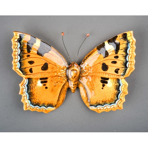 344 - A Beswick model of a Large Tortoiseshell Butterfly  1491, numbered 41, stamped to reverse, approx 13... 