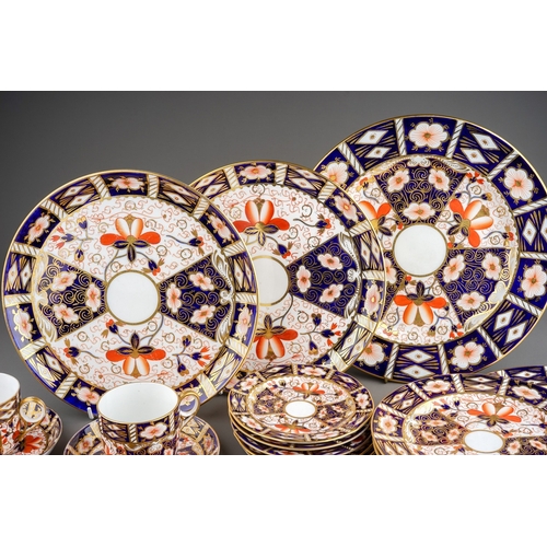 356 - A collection of early 20th Century Royal Crown Derby Old Imari 2451 pattern to include: ten saucers,... 